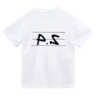 P.S公式グッズのP.Sロゴ大(黒) Dry T-Shirt