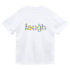 ハチカラのlaugh！黒柴 ドライTシャツ