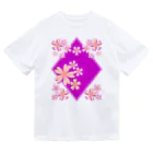 WISSCOLOR【ｳｨｽﾞｶﾗｰ】の春色【桜／パープル】 ドライTシャツ