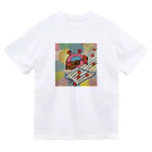 dog walk hit stickのトマトとカニ Dry T-Shirt