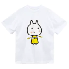 Drecome_Designの【悪巧み】うさねこ【腹黒】 ドライTシャツ