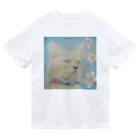 理絵のねこ ぬくぬく ドライTシャツ