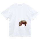 文様動物園 Pattern Zoo Museum shopの算木崩し × コビトカバ ドライTシャツ