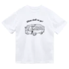 ブルーカメラのシンプルTシャツ屋のワーゲンバスでどこに行こう？ Dry T-Shirt