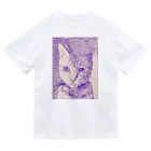 猫使いSHOP ネコTシャツのアートっぽい　ネコTシャツ Dry T-Shirt