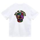 sandy-mのメキシコ風ドクロ Dia de muertos ドライTシャツ