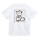 MedelBox™️ の白狸のポンくん(枠入り) ドライTシャツ