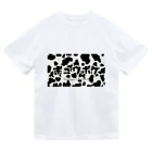 GyuUGyuUのギュウポケロゴ牛柄 Dry T-Shirt