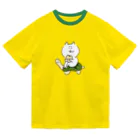 けちゃっぷごはんのお店のメロンパンとねこ ドライTシャツ