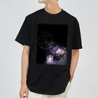 空屋　sorayakusakaの202208171935003　華やかな紫 Dry T-Shirt