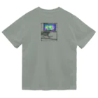 9livesworkの星雲ねこ Dry T-Shirt