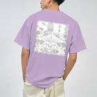 Ａ’ｚｗｏｒｋＳのSKULL&BONE TRIBAL GRUNGE WHT ON CONCRETE Dry T-Shirt