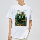 AkironBoy's_Shopのサボテンとサウナの融合 (Fusion of cactns and Sauna) Dry T-Shirt