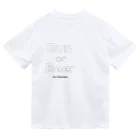 gainaのショップのRun or Beer（白抜き） ドライTシャツ