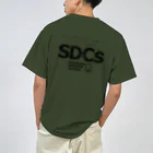 Too fool campers Shop!のSDCsキャンペーン キャンプサイコーおじさんコラボ(黒文字) ドライTシャツ