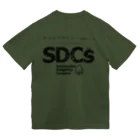 Too fool campers Shop!のSDCsキャンペーン キャンプサイコーおじさんコラボ(黒文字) Dry T-Shirt