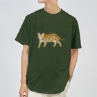 小鳥と映画館の虎 猫 トイガー Dry T-Shirt