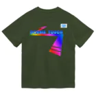 ドリブルTシャツのD-StudioのドリブルTシャツ：ダブルタッチ虹 Dry T-Shirt