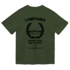 Too fool campers Shop!のSDCsキャンペーン キャンプサイコーおじさんコラボ(黒文字) ドライTシャツ