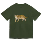 小鳥と映画館の虎 猫 トイガー Dry T-Shirt