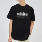 allure72の大人の推し活グッズ　おしゃれ　推しカラー  推し色　カラーロゴＴシャツ（ホワイト ） Dry T-Shirt