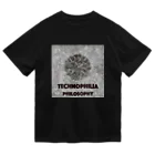 technophilia philosophyの鉛筆抽象画 ドライTシャツ