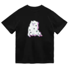 mugioのあの犬/パチパチ ピンク ドライTシャツ