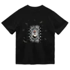 海賊猫 cocoのKeep Calm and Goth On♱マリー・アントワネット『Masquerade』♱黒ロリ ゴスロリ ゴシック 蝶 Dry T-Shirt