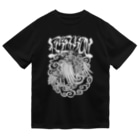 Y's Ink Works Official Shop at suzuriのRising sun Crow (White Print) Dry T-Shirt