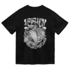 Y's Ink Works Official Shop at suzuriのRising sun Crow (White Print) ドライTシャツ