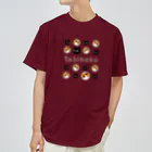 たびねこグッズSHOPのたびねこ-かおドット Dry T-Shirt