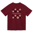 たびねこグッズSHOPのたびねこ-かおドット Dry T-Shirt