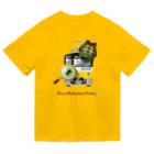 Train Kids! SOUVENIR SHOPの黄色い 「 探偵 」 電車 ドライTシャツ