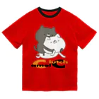 ユウィズのネコVSイヌ・キャメルクラッチ ドライTシャツ