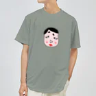 CHOSANAのネオ福笑い 頬を赤らめて ドライTシャツ