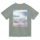 ゆにねこ惑星のପ天使の夏休みଓ夕暮れ旅行(枠なし) ドライTシャツ