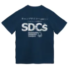 Too fool campers Shop!のSDCsキャンペーン キャンプサイコーおじさんコラボ(白文字) ドライTシャツ