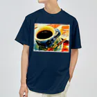 kazeou（風王）のCOFFEE and CAKE(アプリ加工) Dry T-Shirt