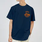 キッズモード某の武骨なバイクデザイン orange(前後pt） Dry T-Shirt