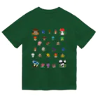 Shima.shimaのDot Mushroom ドットきのこＴ ドライTシャツ