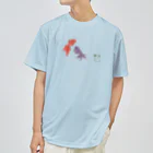 ari designの金魚づくし一ものがたり（シンプルバージョン） ドライTシャツ