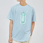 あずき缶のカワウソーダ ドライTシャツ