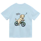 efrinmanのbicycleラブ イエロー ドライTシャツ