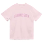 柔術のTシャツ屋のサブミッション(ピンク) ドライTシャツ