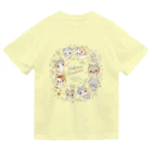 aska/ねこのかんづめのらくがき風-2019-ミモザ ドライTシャツ