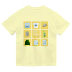 Teal Blue CoffeeのTealBlueItems _Cube YELLOW Ver. ドライTシャツ