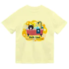 Teal Blue Coffeeのお風呂の時間_bubble Ver.  Dry T-Shirt