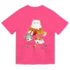 aska/ねこのかんづめのにゃんこカフェ：ワッフル ドライTシャツ