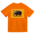 YS VINTAGE WORKSのチェコ　プラハ動物園　ヒッポ（カバ） ドライTシャツ