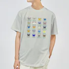 HIGARI BLUEの日本の蝶 Butterflies of Japan 2（南西諸島 Nansei Islands）★英名、和名、学名 [ライトカラー] Dry T-Shirt